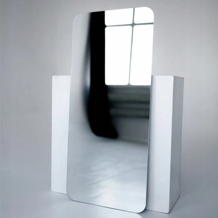 Rectangle mirror rounded C-edge 65 x 45cm